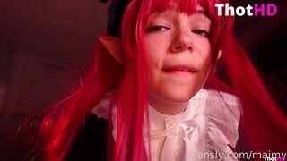 Maimy Nyan ass from behind demon girl on all fours Video Leak