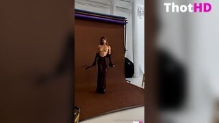 DeanRalphs dress braless high heels nipslip Video Leak