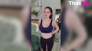Carmen-rae mirror cleavage Big Tits undressing Leaked OF Video