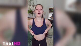 Carmen-rae mirror cleavage Big Tits undressing Leaked OF Video