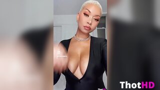 Rio Summers cleavage Big Tits braless