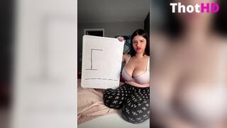 Strawberrytabby cleavage nude Big Tits pubic hair NSFW Video