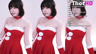 Inkyung dress cleavage downblouse choker OF Video