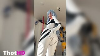 Svperdone bodysuit ass from behind from below OF Video