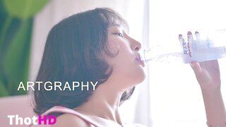 Inkyung lingerie dress mirror from behind Leaked OF Video