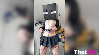 Svperdone fishnet pantyhose ass leather bikini NSFW Video