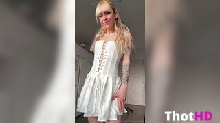 Svperdone topless masturbating ass dress OF