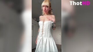 Svperdone topless masturbating ass dress OF