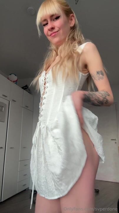 Svperdone topless masturbating ass dress OF