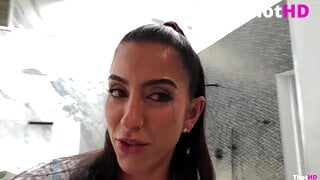 Lena the Plug nude lingerie cleavage