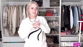 Marsden It cleavage lingerie flat chest shorts NSFW Video