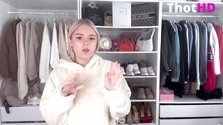 Brooke Marsden cleavage undressing Leaked OF Video