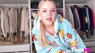 Brooke Marsden lingerie cleavage Hanging Tits downblouse Leaked OF Video
