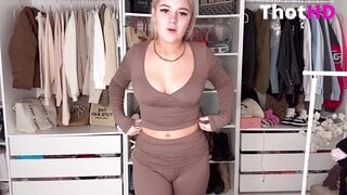 Brooke Marsden cleavage undressing underboob Leaked Video