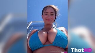 Cecilia Rose bikini Big Tits cleavage outdoor Leaked Video