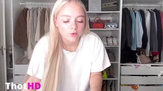Brooke Marsden thighhighs shorts rabbit ears tail Leaked OF Video