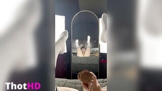 Soogsx masturbating female pov mirror spread legs Leaked OF Video