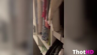 Utahjaz bathroom mirror cleavage