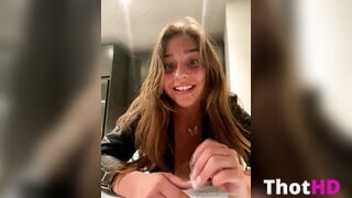 Genie Exum ass braless nude close-up OF