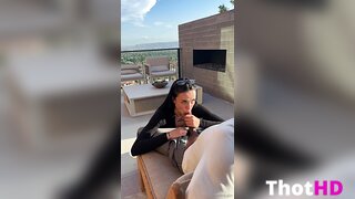 Queenkalinxxx outdoor blowjob bg sex asshole