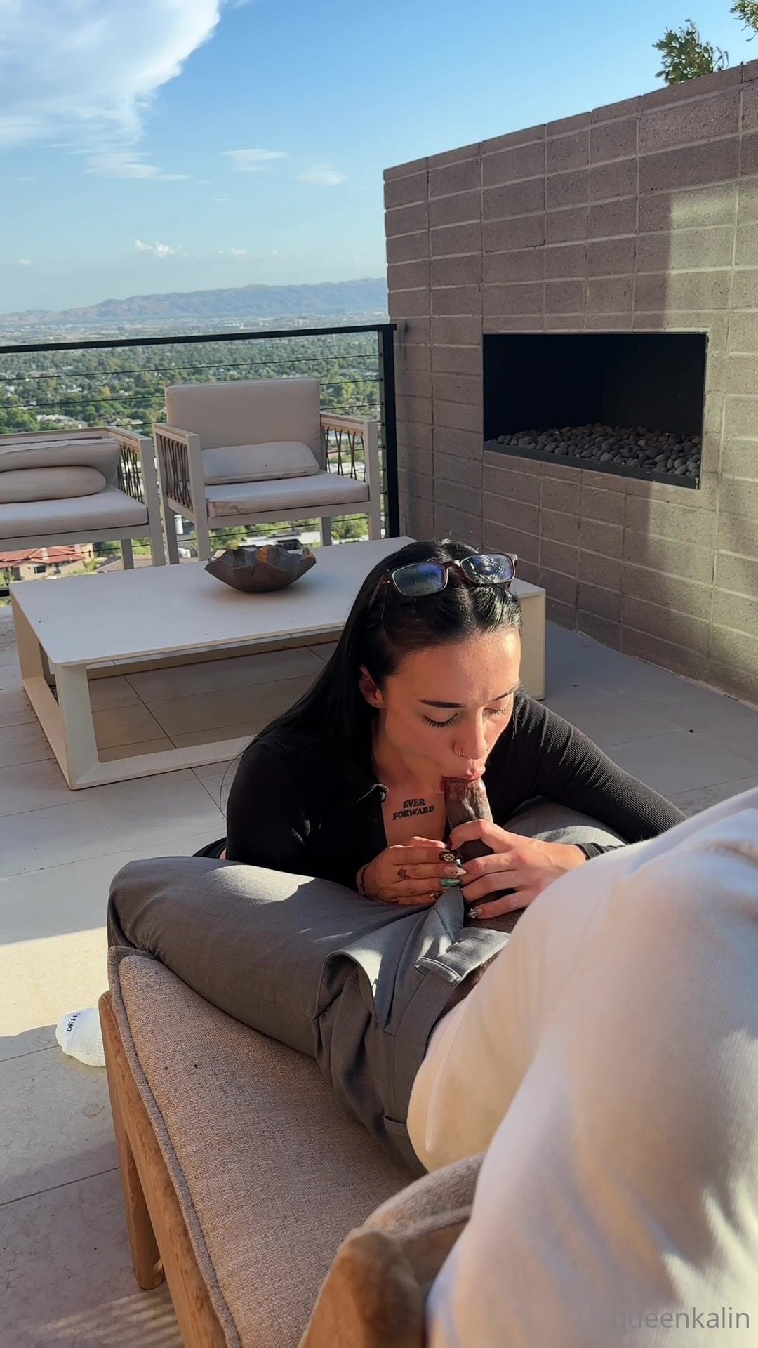 Queenkalinxxx outdoor blowjob bg sex asshole