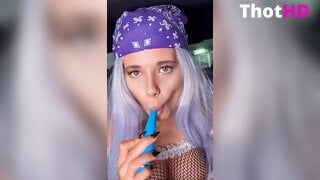 Yololaryy masturbating Big Tits spread legs fishnet top Video Leak