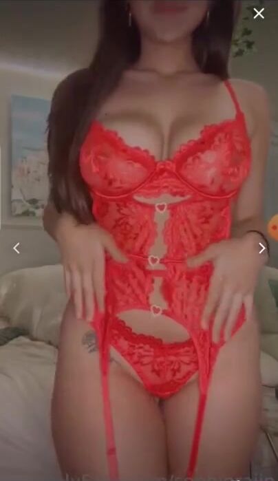 Sophie Rain Big Tits lingerie cleavage corset Leaked OF Video