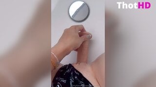 Anne Wuensche masturbating female pov close-up mirror Video