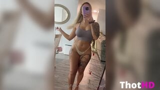 Leah_Mifsud mirror ass Big Tits from behind OnlyFans