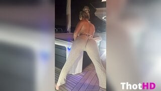 Leah_Mifsud ass from behind bent over