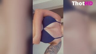 Leah_Mifsud bikini ass close-up OF Video
