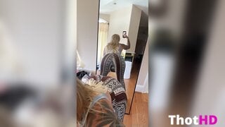 Leah_Mifsud mirror from behind ass OF Leak