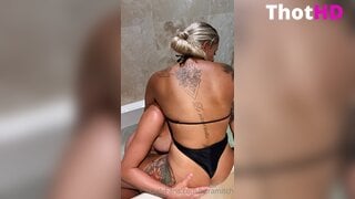 Leah_Mifsud bikini ass bathtub bathroom OF Video