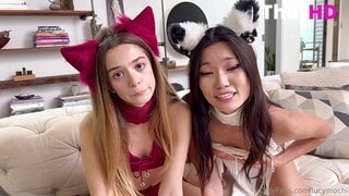 Skinny_mochi couch flat chest OF
