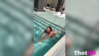 Lashwana Poolside Bikini OF