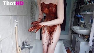 EmmiHill choco teen big labia pussy is ready to be eaten