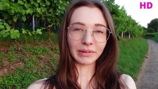 Emmi Hill Lost the bet! I have to give a stranger a blowjob!
