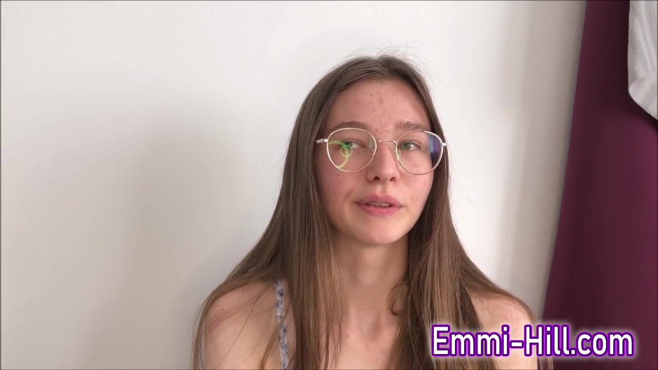 EmmiHill MY first sex video! Long and Large Labia Teen