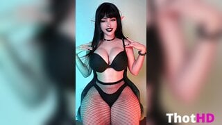 Pinkchyuwu Big Tits Fishnet Clip