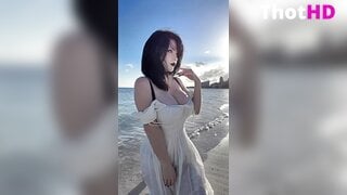 Pinkchyu Dress Cleavage Leaked_001