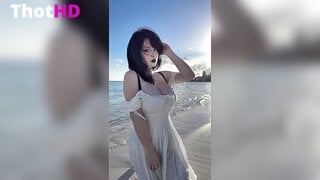 Pinkchyu Dress Cleavage Leaked_001
