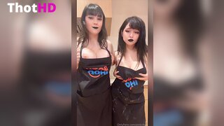Pinkchyu Big Tits Cleavage Video