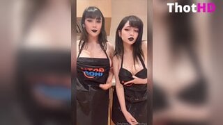 Pinkchyu Big Tits Cleavage Video