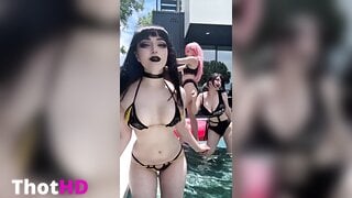 Pinkchyuwu Outdoor Bikini Clip