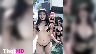 Pinkchyuwu Outdoor Bikini Clip