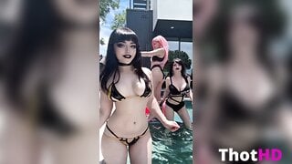 Pinkchyuwu Outdoor Bikini Clip