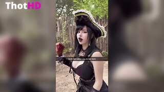 Pinkchyu Outdoor Cleavage