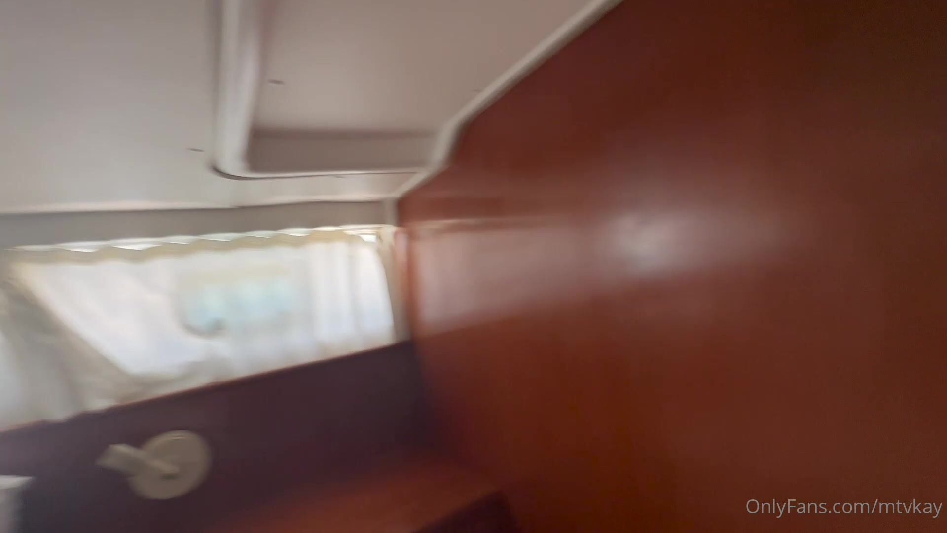 Mtvkay18 Tongue Out in the Bathroom OF