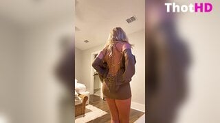 Katie Sigmond Couch From Behind OF