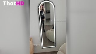 Sallydinosaur Leather and Thighhighs NSFW